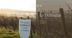 Desktop Screenshot of champagne-nowack.com